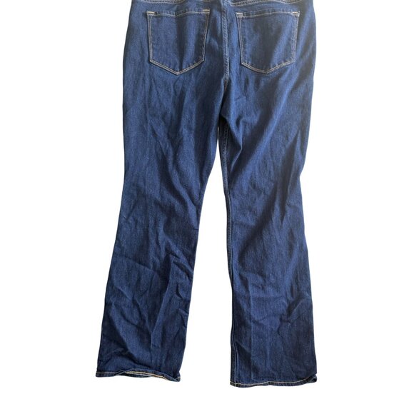 OLD NAVY Dark Wash Midrise Wow Bootcut Jeans Size 16 Short - Picture 7 of 8